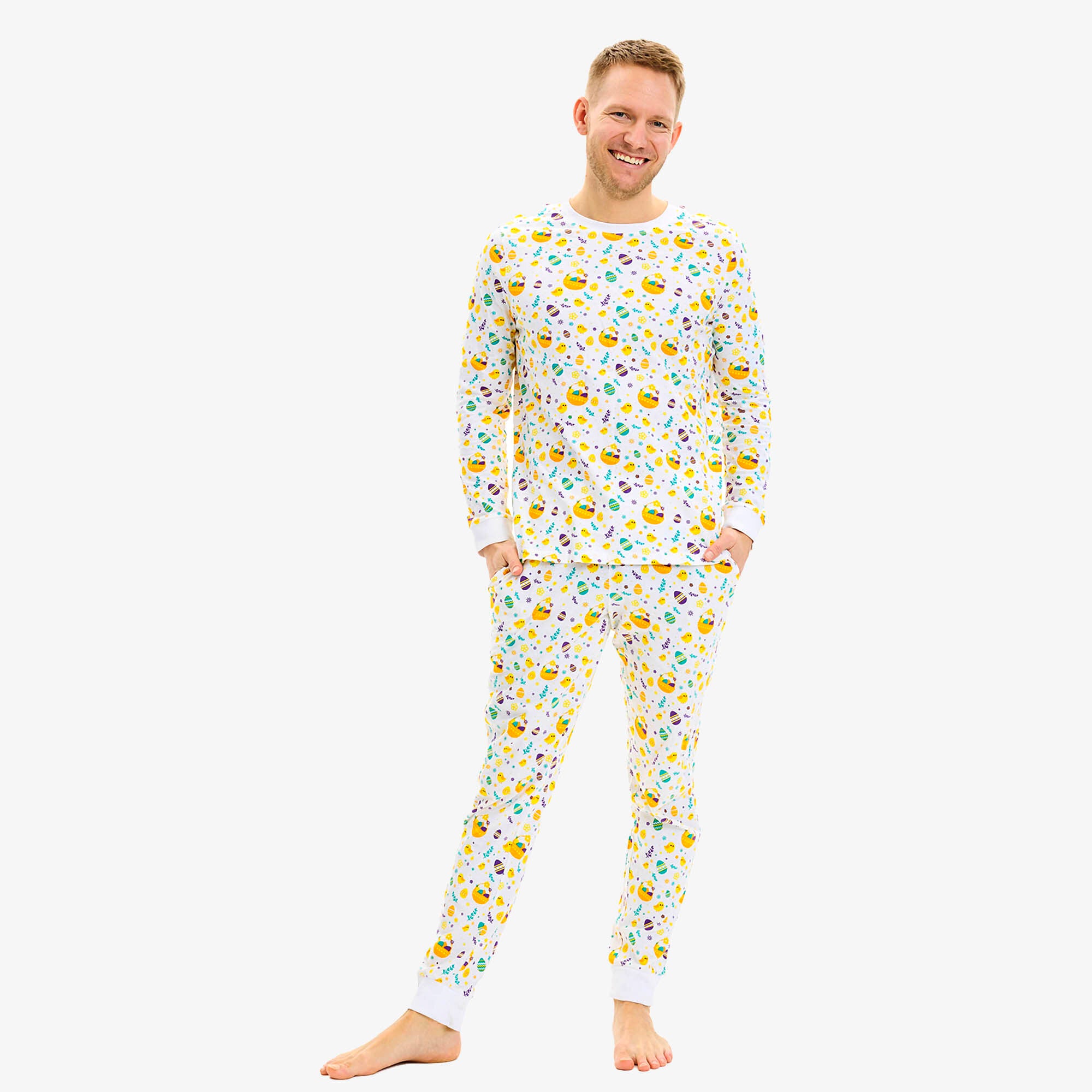 Påskekyllingens Påskepyjamas - Herre.